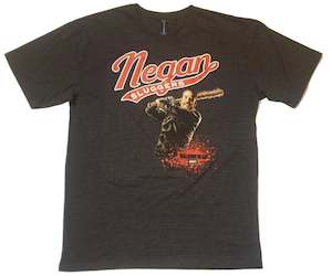 Womens Tees T Shirts: Walking Dead Negan Sluggers T-Shirt (Large)
