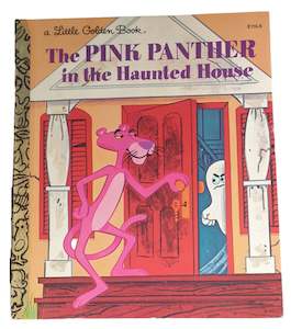 Books: Vintage Little Golden Book - Pink Panther in the Haunted House (1975)