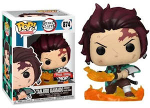 Anime Funko Pop Vinyls: SALE Pop Vinyl - Demon Slayer - Tanjiro Kamado #874