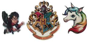 Harry Potter: Brooch Trio Set - Harry Potter & Unicorn