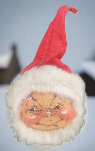 Christmas: Rare - Vintage Christmas USA Annalee Santa Decoration (1964)
