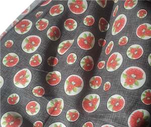 Fabric Library: Fabric - Dotty About Pohutukawas