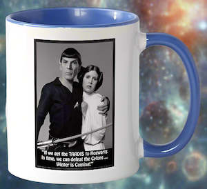 Star Trek Wars! Spock & Leia Coffee Mug