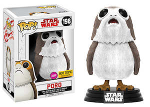 Pop Vinyl - Star Wars Porg - Hot Topic Flocked CHASE #198