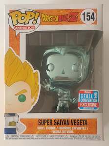 Vaulted Funko Pop Vinyls: Pop Vinyl - Super Saiyan Vegeta (Blue Chrome) #154