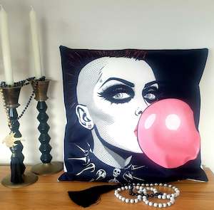Dc Comics: Punk Bubblegum - Lu Lu Deluxe NZ - Cushion Cover