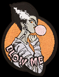 Under 20: Embroidered Patch - Frankensteins Bride - Blow Me!