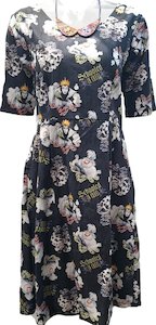 Schooled in Cruel - Disney Villains Audrey Dress - Planet Retro Original (XS to XL)