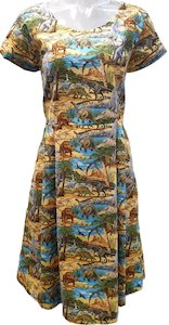 Land Before Time Dinosaur Audrey Dress - Planet Retro Original (XL & 2XL)