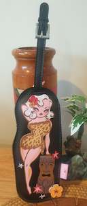 Luggage Tags: Cavegirl Carlita Luggage Tag