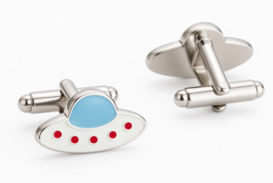 UFO Spaceship Cufflinks