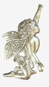 Christmas Collectables: Angel Cherub Brooch - Kneeling