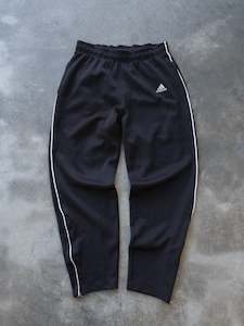 Vintage Bottoms: Vintage Black Adidas Track Pants (M)