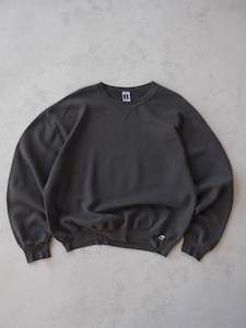 Russell Blanks: Vintage Russell Blank Slate Grey Sweatshirt (XL)