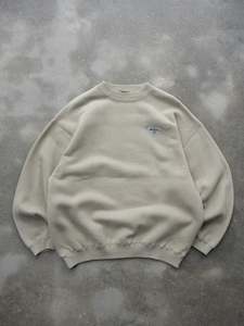 Surf And Skate: Vintage Stone Beige Quiksilver Sweatshirt (XL)