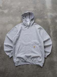 Carhartt Dickies Workwear: Vintage Grey Carhartt Hoodie (M)