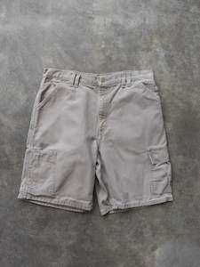 Carhartt Dickies Workwear: Vintage Grey Carhartt Cargo Shorts (W36)
