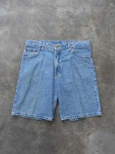 Carhartt Dickies Workwear: Vintage Blue Carhartt Denim Shorts (W36)