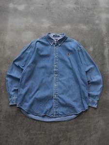 Vintage Tommy Hilfiger Denim Shirt (XL)