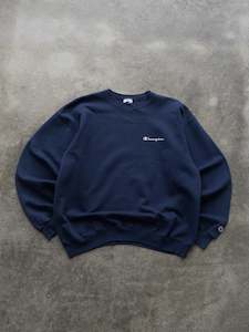 Champion: Vintage Navy Champion Sweatshirt (L)