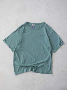 Champion: Vintage Champion Teal Tee (L)
