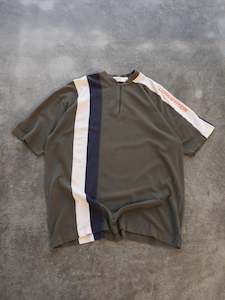 Nautica: Vintage Green Nautica Quarter Zip Tee (XL)