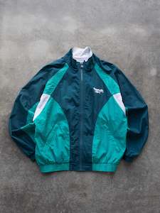 Reebok: Vintage Teal Reebok Track Jacket (S)
