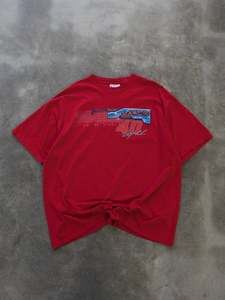 Vintage Red Sterling Marlin NASCAR Tee (XL)