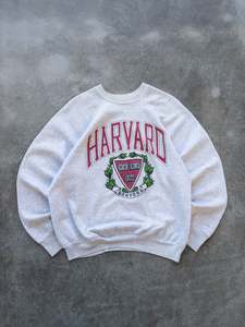 Vintage '90s Grey Harvard University Sweatshirt (L)