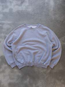 Vintage Sweatshirts: Vintage Grey Russell Athletic Sweatshirt (XL)