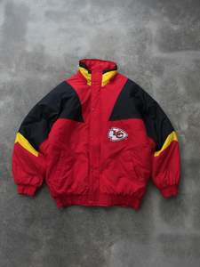 Vintage Kansas City Chiefs Puffer Jacket (L)