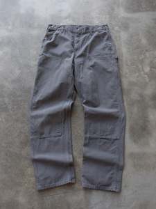 Carpenter Pants: Vintage Grey Carhartt Double Knee Carpenter Pants (W36)