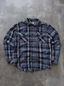 Vintage Dickies Blue Check Flannel Shirt (M)