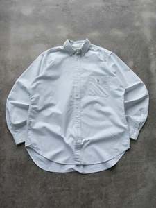 Vintage Green Stripe Ralph Lauren Shirt (L)