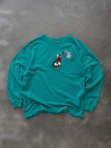 Vintage Teal Looney Tunes Long Sleeve (10–12Y)