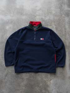 Vintage Navy Tommy Hilfiger Fleece (S)
