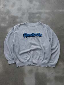 Reebok: Vintage Reebok Spellout Sweatshirt (M)