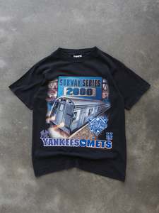 Vintage 2000 Yankees vs Mets Subway Series Tee (10-12Y)
