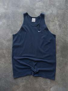Vintage Navy Nike Singlet (M)