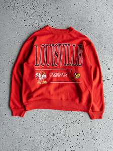 Vintage Sweatshirts: Vintage Louisville Cardinals Sweatshirt (M)