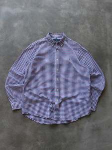 All Vintage2: Vintage Blue Check Ralph Lauren Shirt (L)