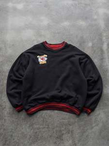 Vintage Sport And College: Vintage Black & Red Kansas City Chiefs Reversible Sweatshirt (XL)