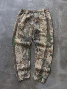 Vintage Camo Jerzees Outdoors Track Pants (S)