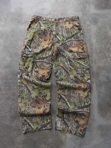 Vintage Mossy Oak Camo Cargo Pants (M)