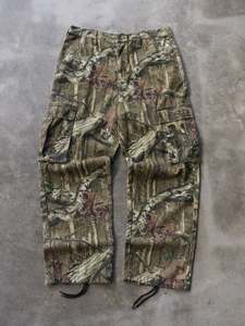 Vintage Mossy Oak Camo Cargo Pants (W36–38)