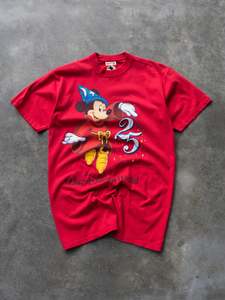 Vintage Disney Cartoon: Vintage 90s Walt Disney World 25th Anniversary Tee (M)