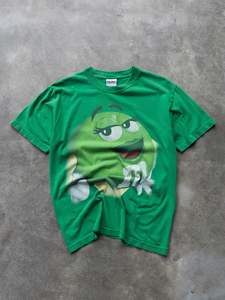 Vintage Green M&M’s Tee (L)