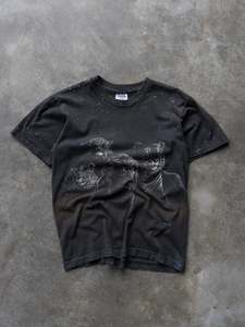 Vintage 90s Black Big Cats Wildlife Tee (M)