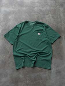 Vintage Green Carhartt Pocket Tee (L)