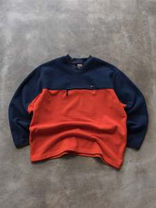 Vintage Navy & Orange Nike Fleece (L)